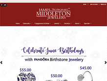 Tablet Screenshot of jamesmiddletonjewelers.com